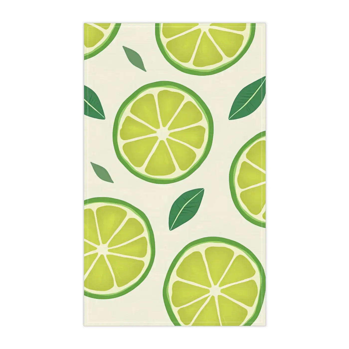 Citrus Slice Tea Towels - Lemon Charm Kitchen Decor - DipaliZ