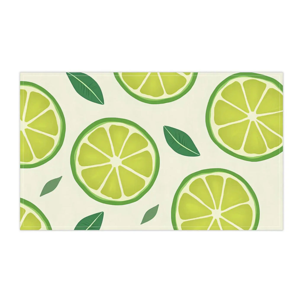 Citrus Slice Tea Towels - Lemon Charm Kitchen Decor - DipaliZ