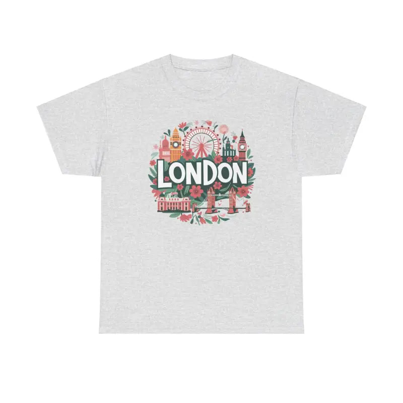 City of London Heavy Cotton Tee - Unisex Urban Style - DipaliZ