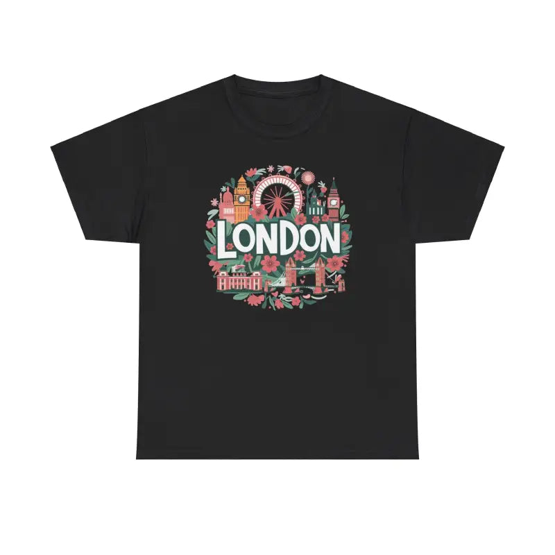 City of London Heavy Cotton Tee - Unisex Urban Style - DipaliZ