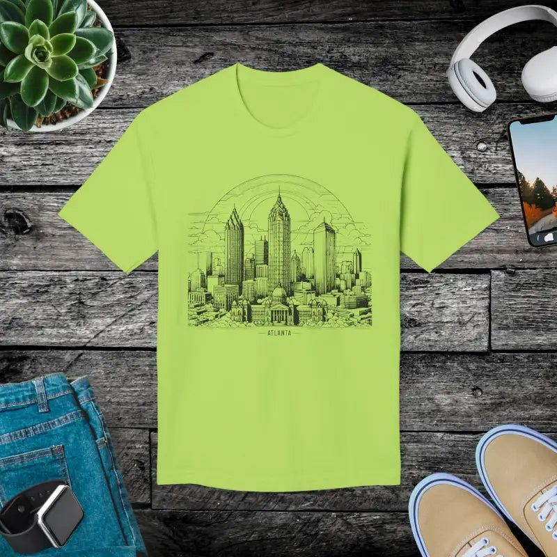Stylish Atlanta City Skyline T-Shirt - Unisex Trendy - DipaliZ