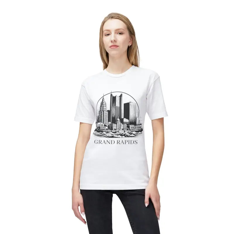 Grand Rapids Skyline Tee - City Pride Comfort Fit - DipaliZ