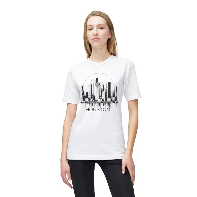Houston Skyline Tee - Cotton City Pride Shirt - DipaliZ