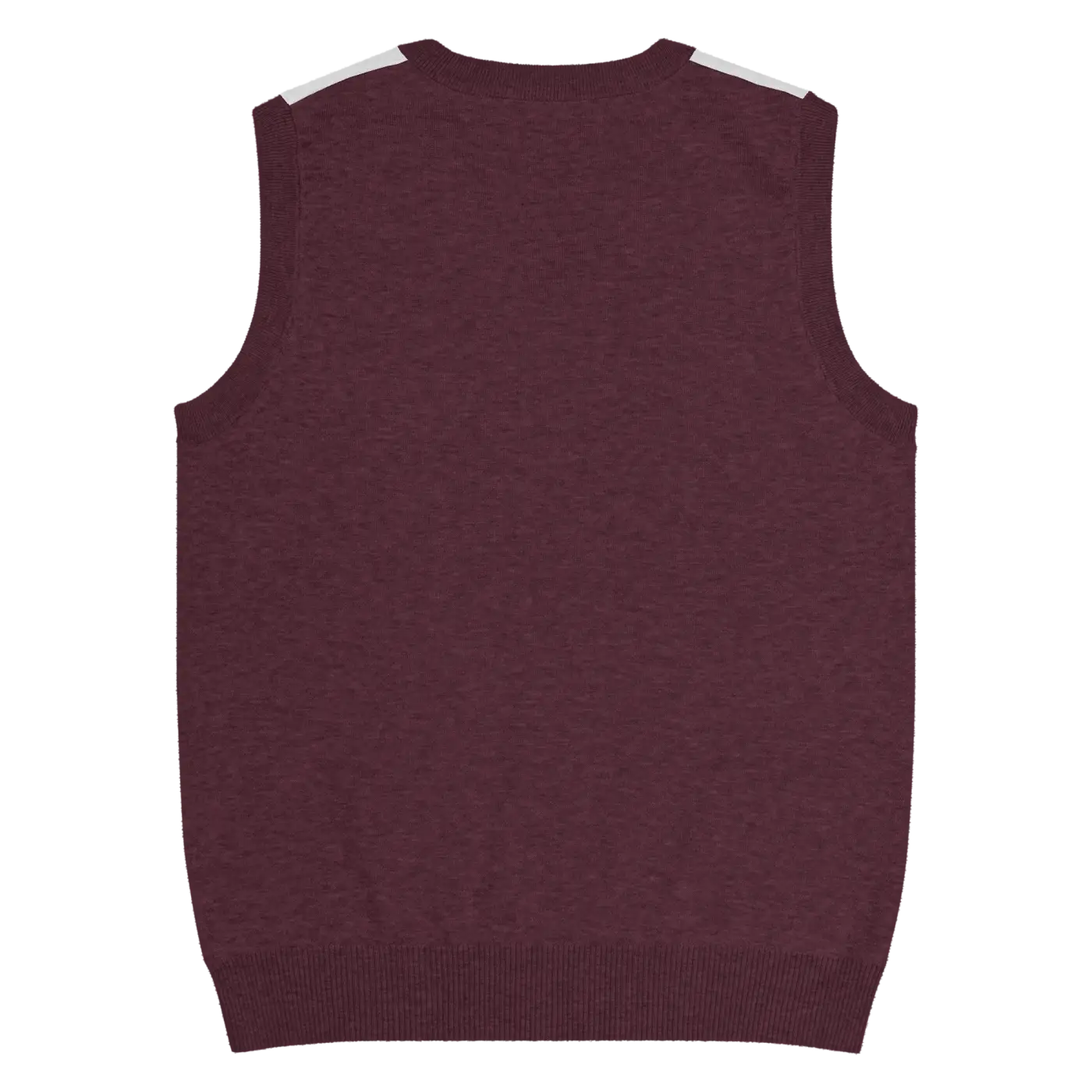 Knit V-Neck Vest - Classic Argyle Check Retro Style - DipaliZ