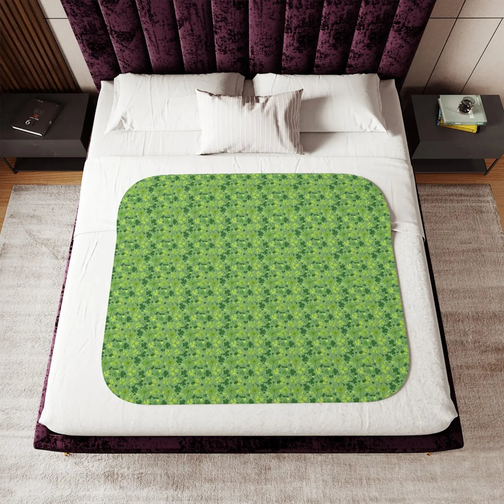 Cozy Leaf Sherpa Blanket - Ultra Soft Polyester - DipaliZ