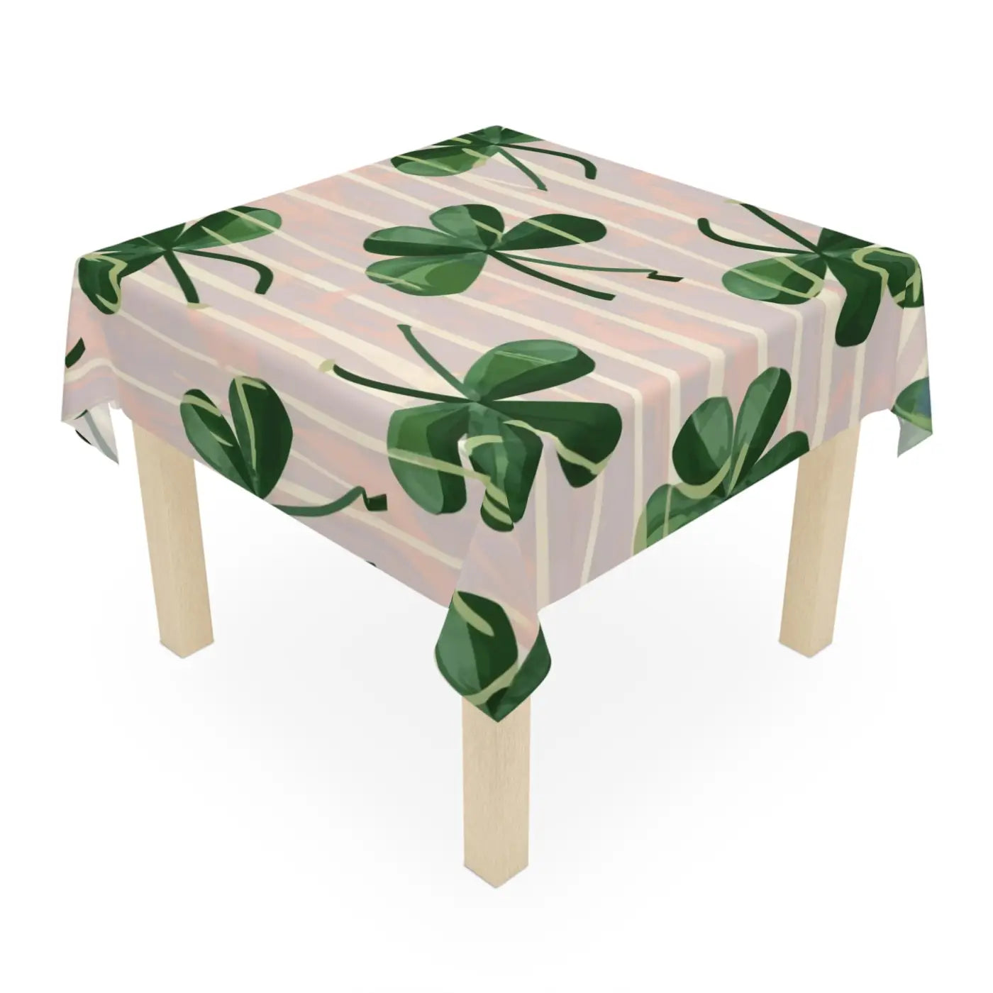 Clover Leaf St. Patrick's Day Tablecloth - Festive Irish - DipaliZ