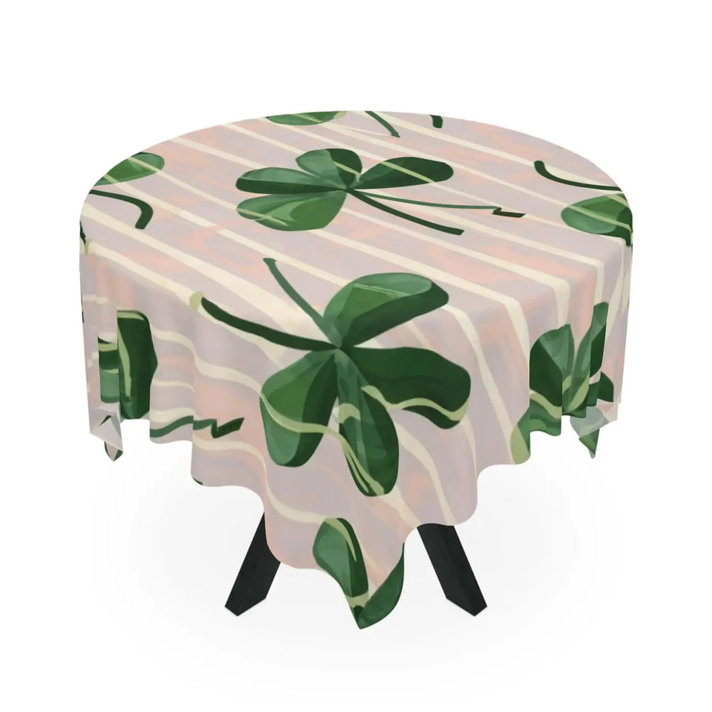 Clover Leaf St. Patrick's Day Tablecloth - Festive Irish - DipaliZ