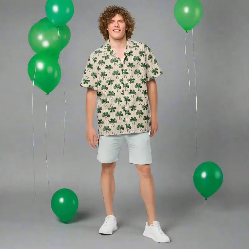 Stripes Unisex Button Shirt - Eco-Friendly Summer Style - DipaliZ