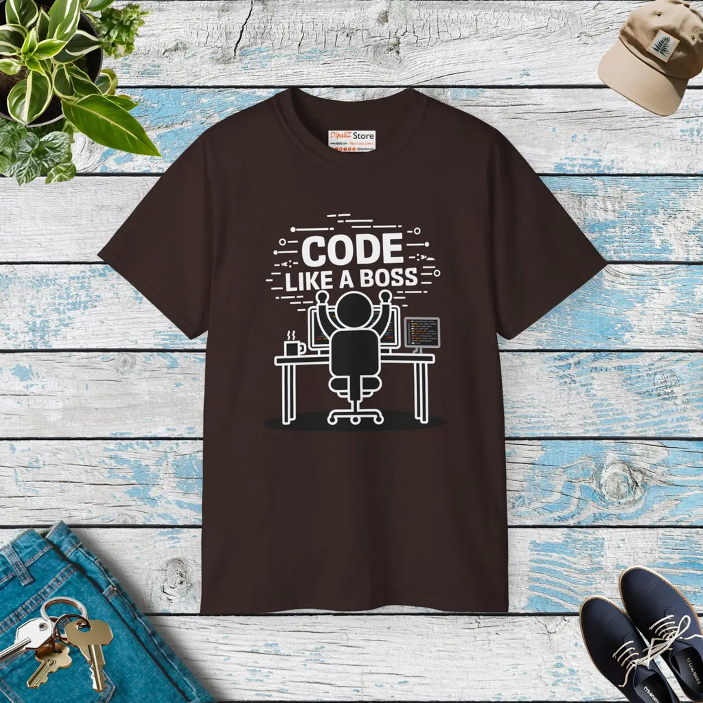 Code Champs Unisex Ultra Cotton Tee - Developer Style - DipaliZ