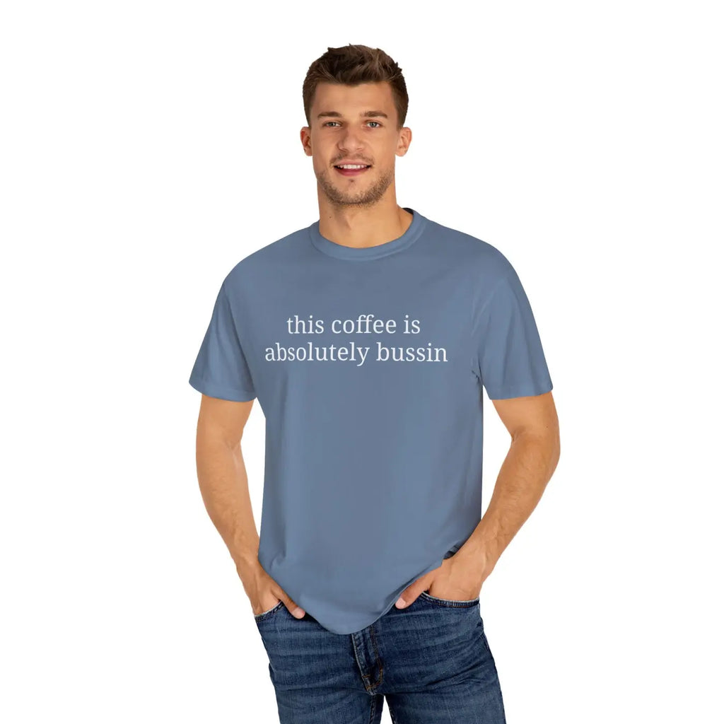 Coffee Lovers Unisex Garment-Dyed T-Shirt - Faded Finish - DipaliZ