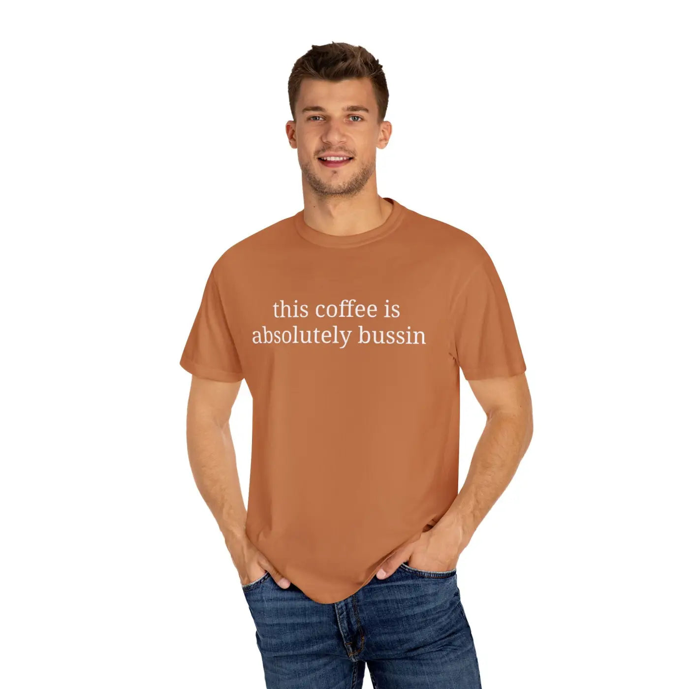 Coffee Lovers Unisex Garment-Dyed T-Shirt - Faded Finish - DipaliZ