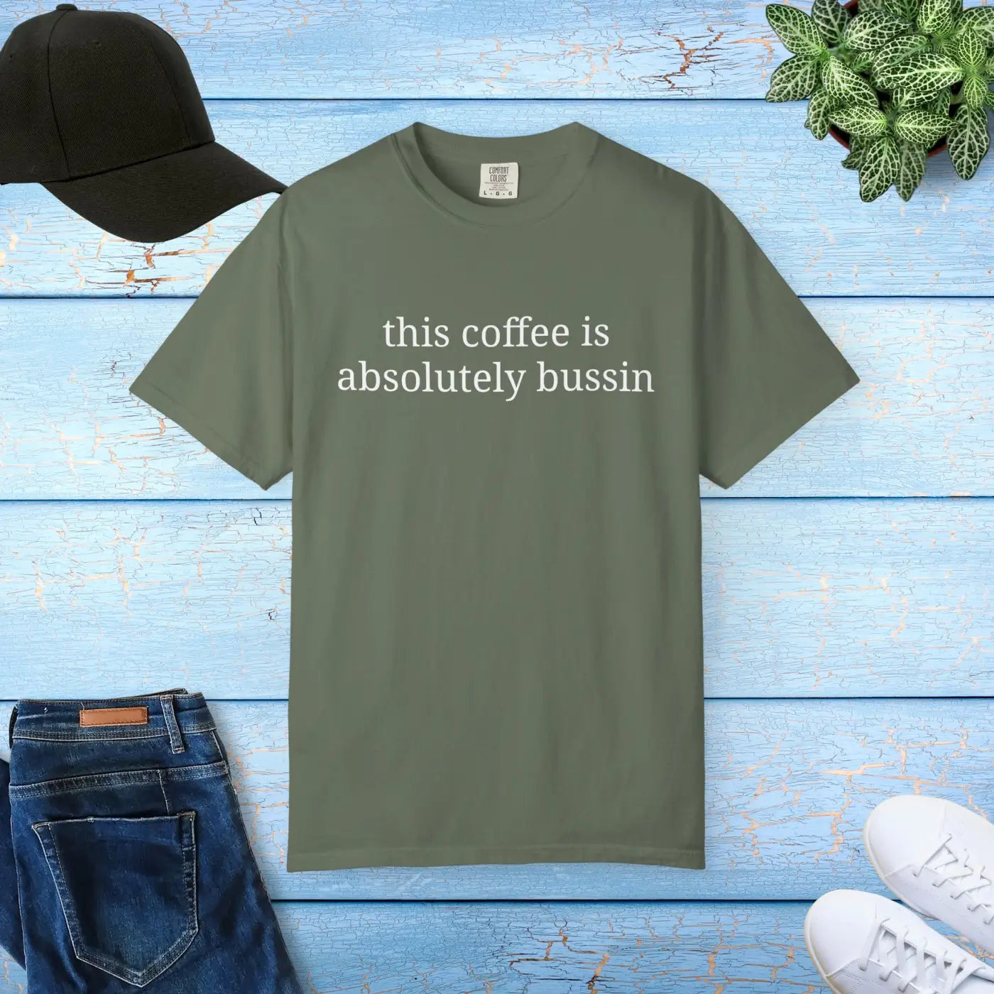 Coffee Lovers Unisex Garment-Dyed T-Shirt - Faded Finish - DipaliZ