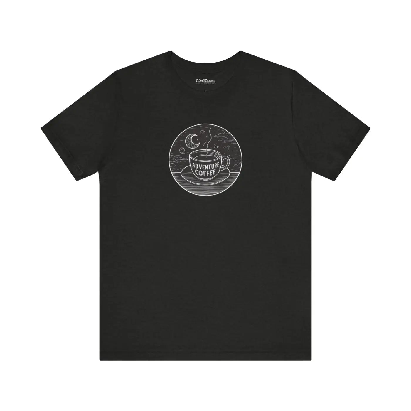 Ultimate Unisex Jersey Short Sleeve Tee - Coffee Adventure - DipaliZ