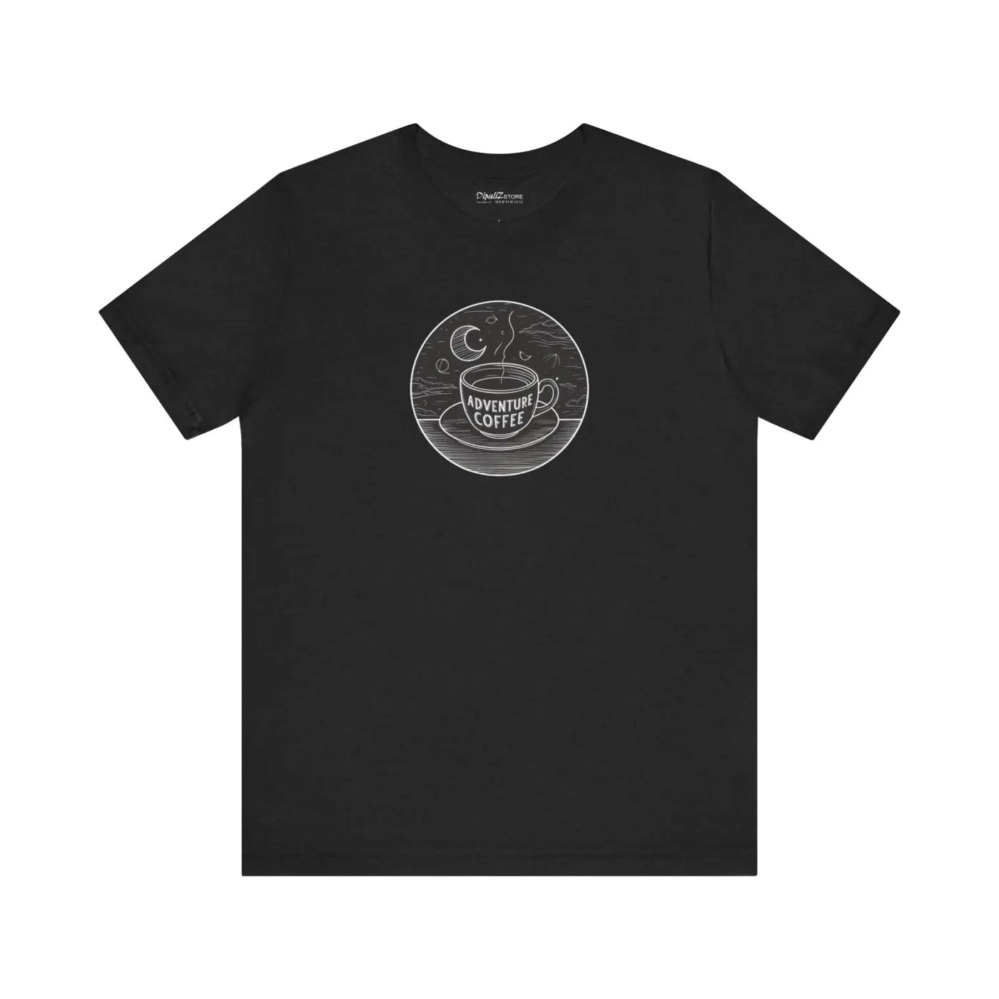 Ultimate Unisex Jersey Short Sleeve Tee - Coffee Adventure - DipaliZ