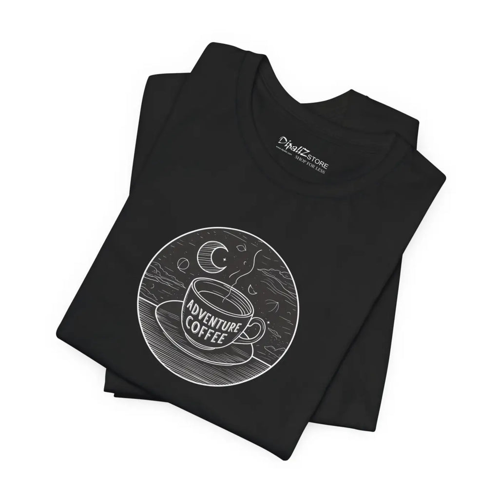 Ultimate Unisex Jersey Short Sleeve Tee - Coffee Adventure - DipaliZ
