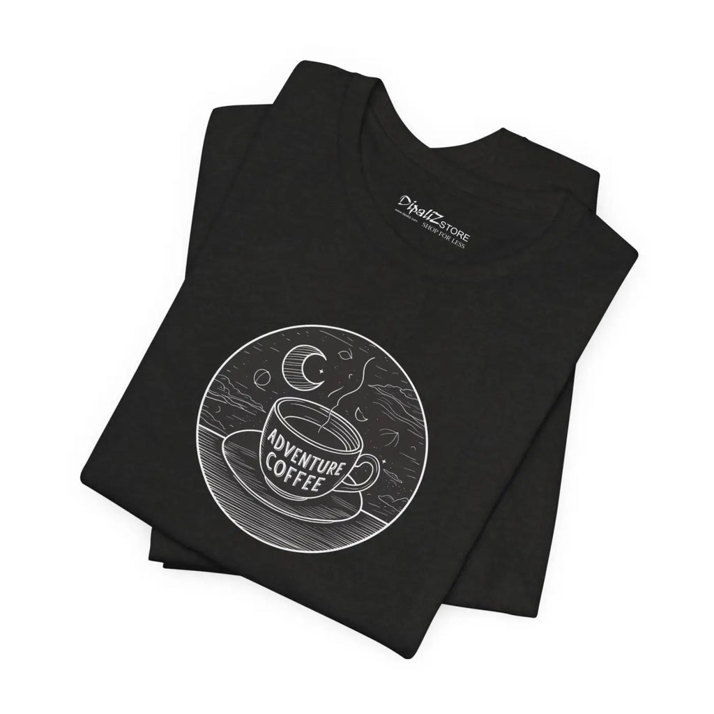 Ultimate Unisex Jersey Short Sleeve Tee - Coffee Adventure - DipaliZ