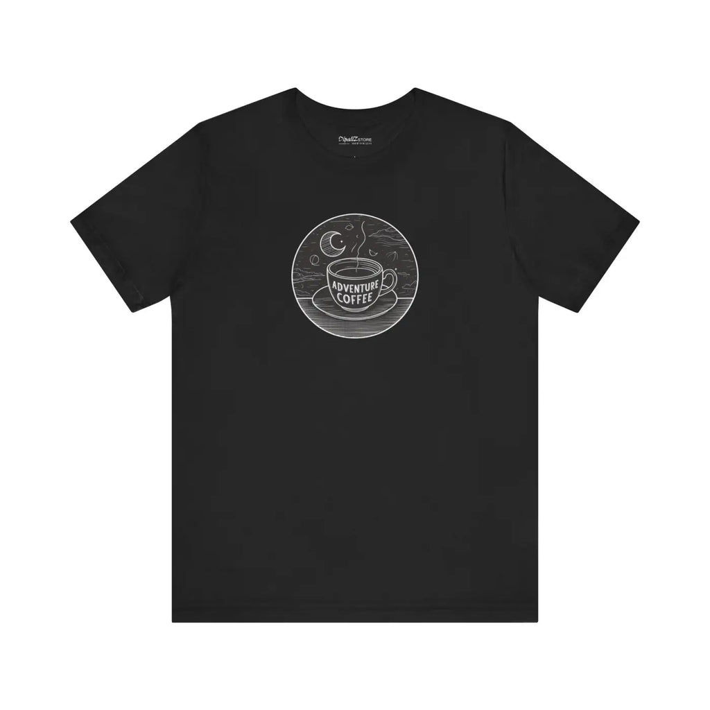 Ultimate Unisex Jersey Short Sleeve Tee - Coffee Adventure - DipaliZ