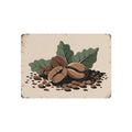 Chic Coffee Beans Metal Art Sign - Modern Home Decor - DipaliZ