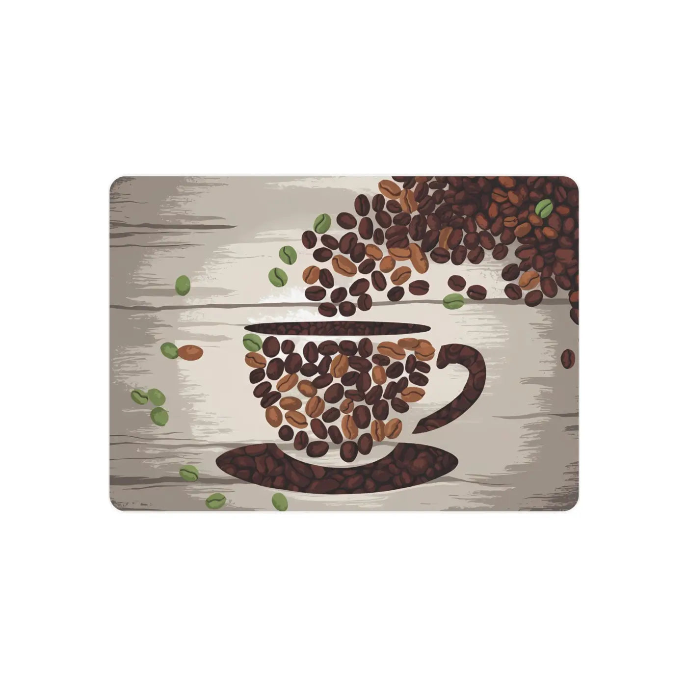 Coffee Bean Metal Art Sign - Bold Home Decor Statement - DipaliZ