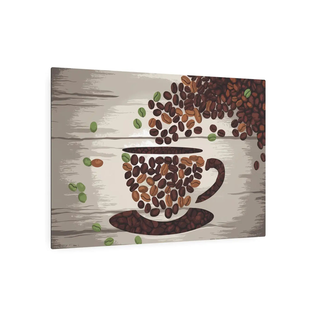 Coffee Bean Metal Art Sign - Bold Home Decor Statement - DipaliZ