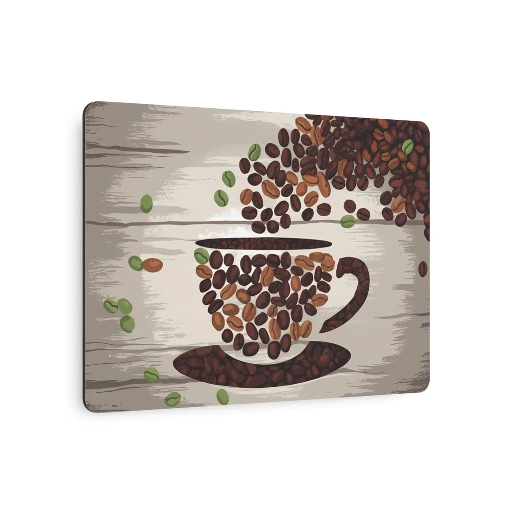 Coffee Bean Metal Art Sign - Bold Home Decor Statement - DipaliZ
