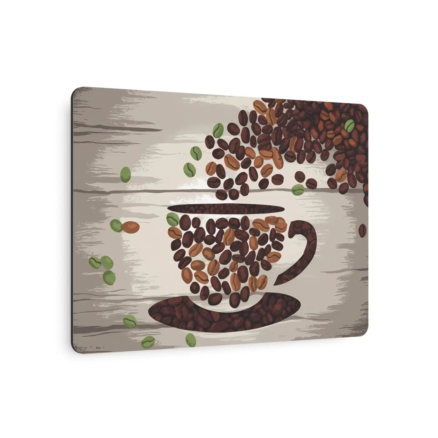 Coffee Bean Metal Art Sign - Bold Home Decor Statement - DipaliZ