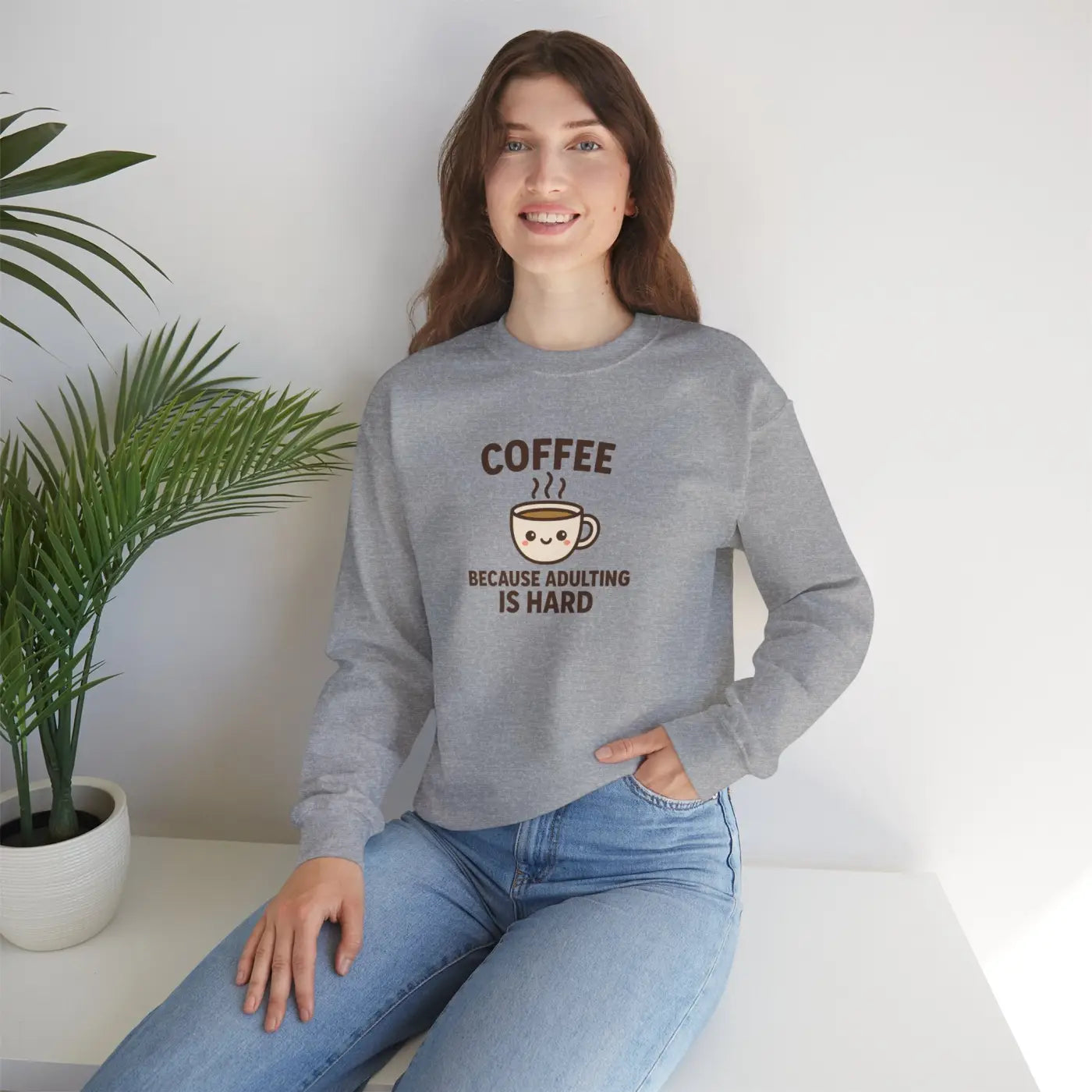 Coffee Lover Crewneck Sweatshirt - Casual Comfort Wear - DipaliZ