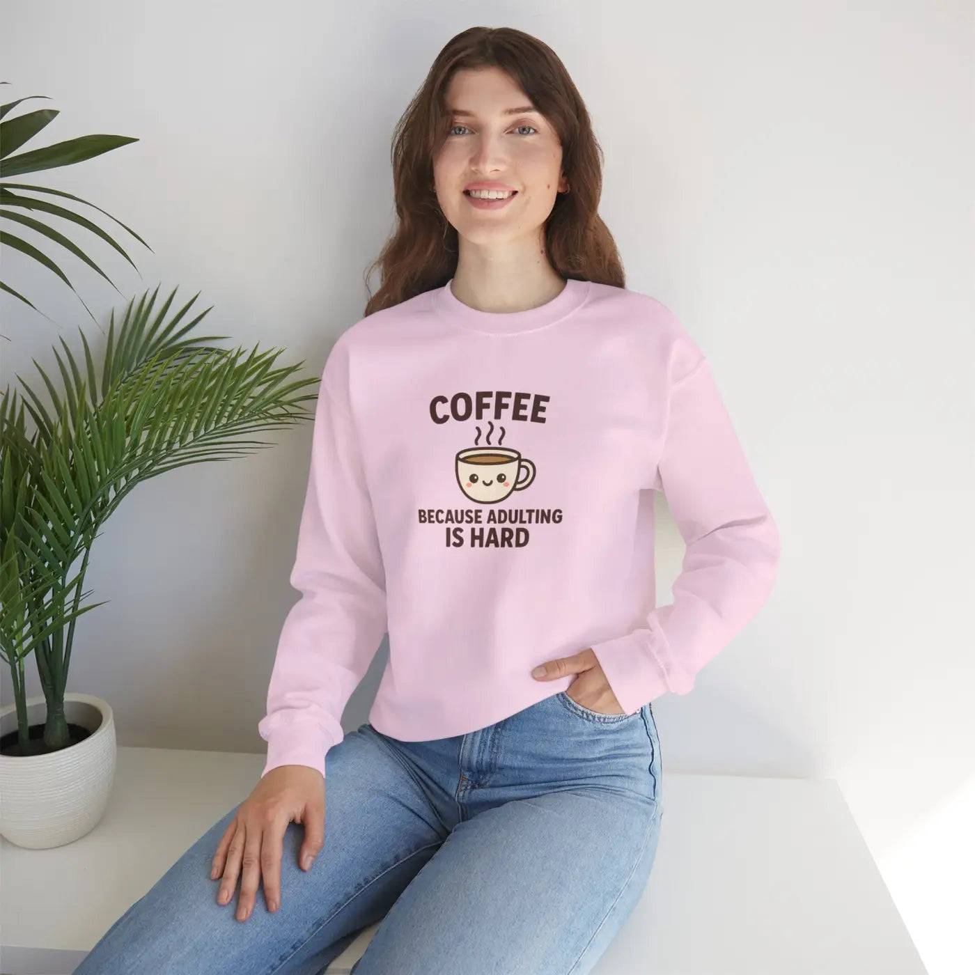Coffee Lover Crewneck Sweatshirt - Casual Comfort Wear - DipaliZ
