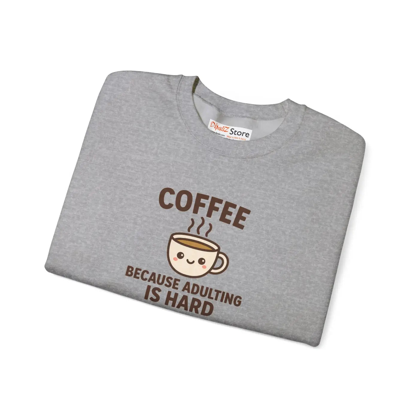 Coffee Lover Crewneck Sweatshirt - Casual Comfort Wear - DipaliZ