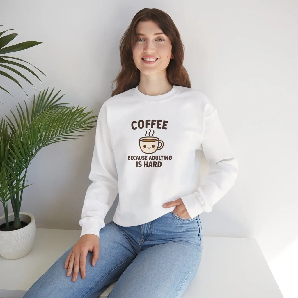 Coffee Lover Crewneck Sweatshirt - Casual Comfort Wear - DipaliZ