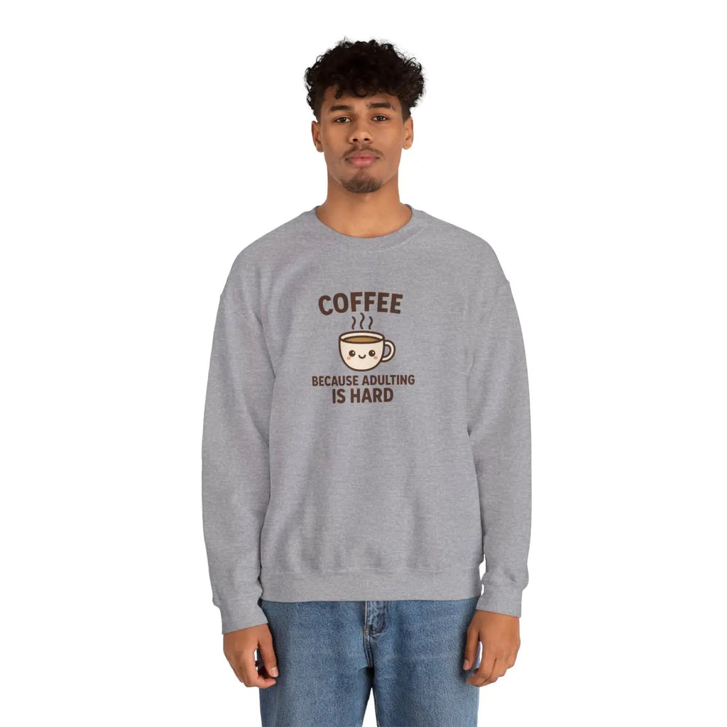 Coffee Lover Crewneck Sweatshirt - Casual Comfort Wear - DipaliZ