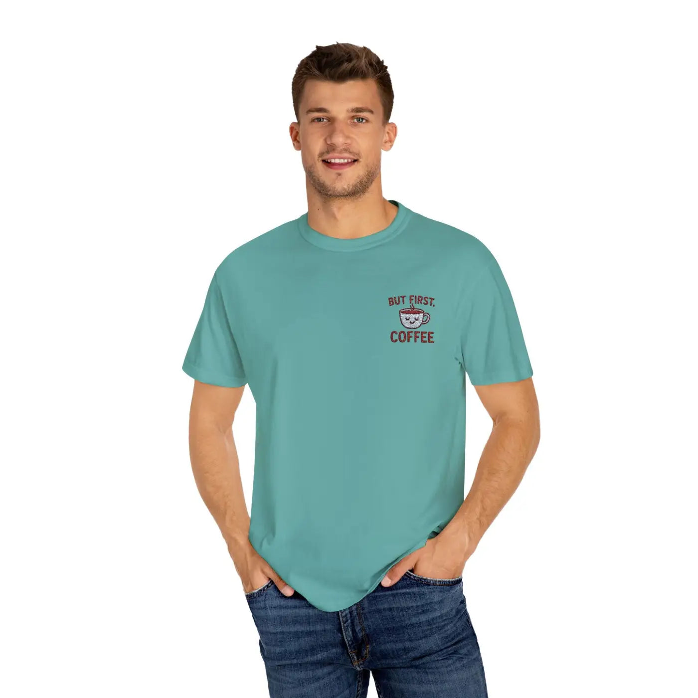 Premium Coffee Lovers Unisex Tee - Caffeine Style - DipaliZ