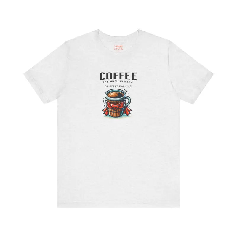 Coffee Hero Jersey Short Sleeve Tee - Unisex Cotton - DipaliZ