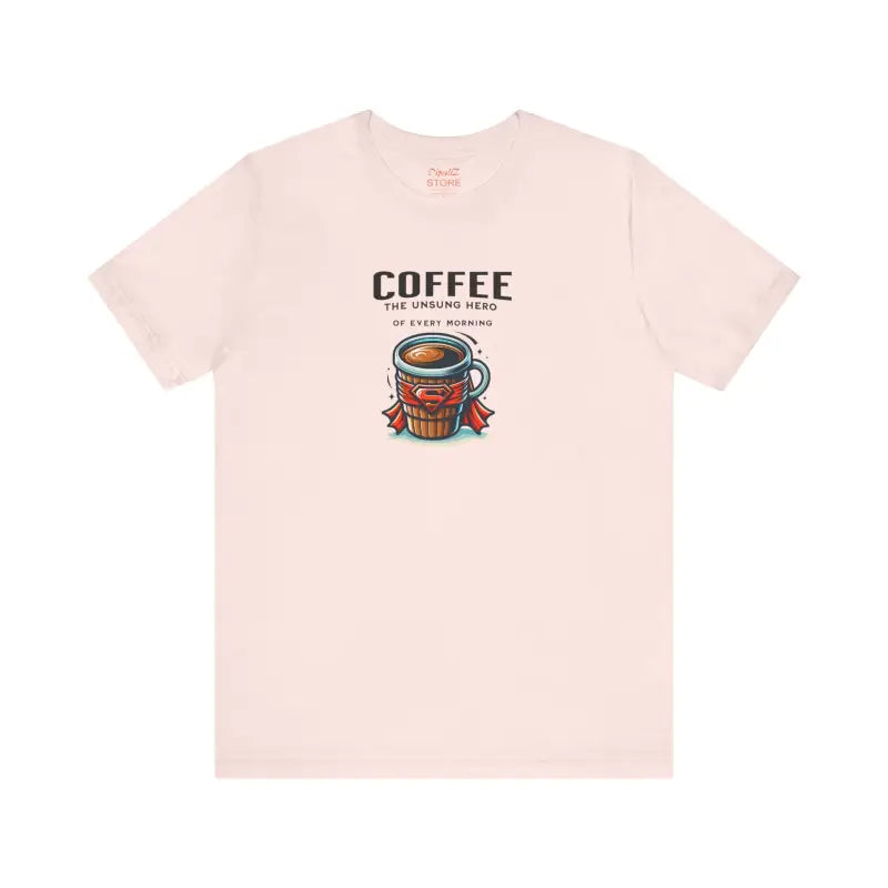 Coffee Hero Jersey Short Sleeve Tee - Unisex Cotton - DipaliZ