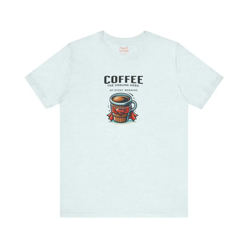 Coffee Hero Jersey Short Sleeve Tee - Unisex Cotton - DipaliZ