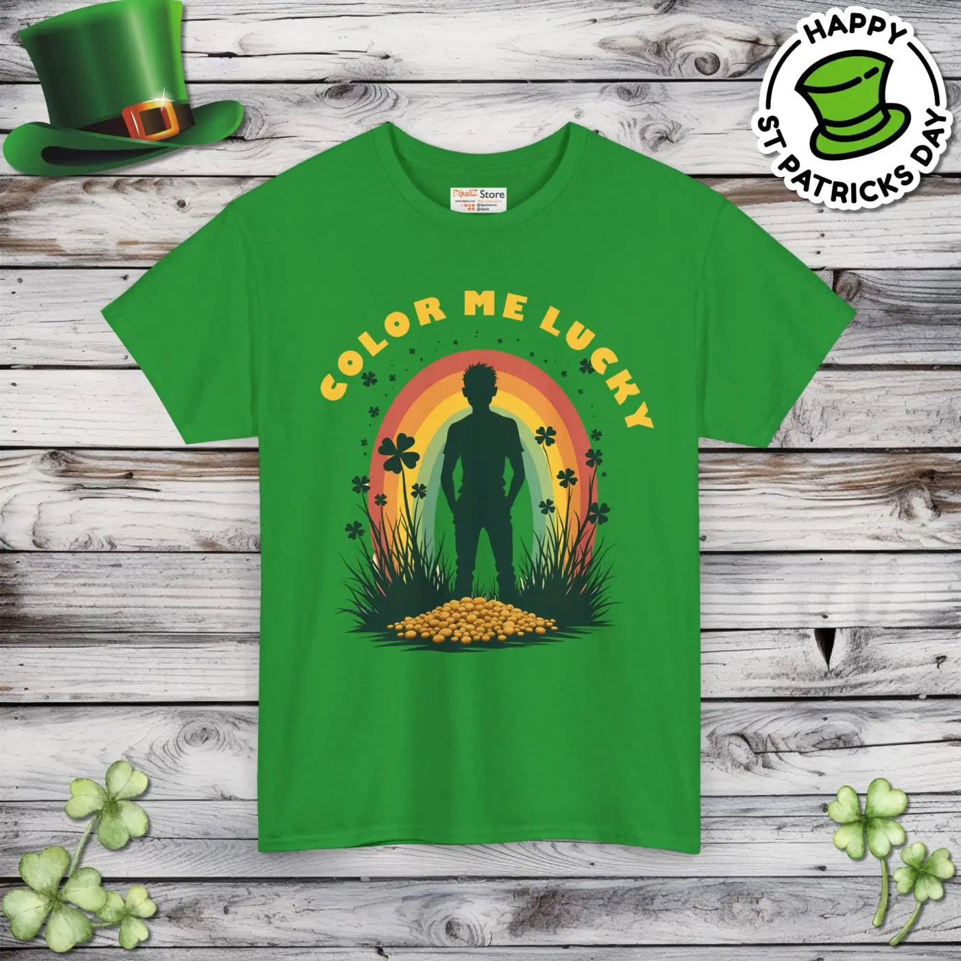 Leprechaun Inspired Heavy Cotton Tee - Unisex Comfort - DipaliZ