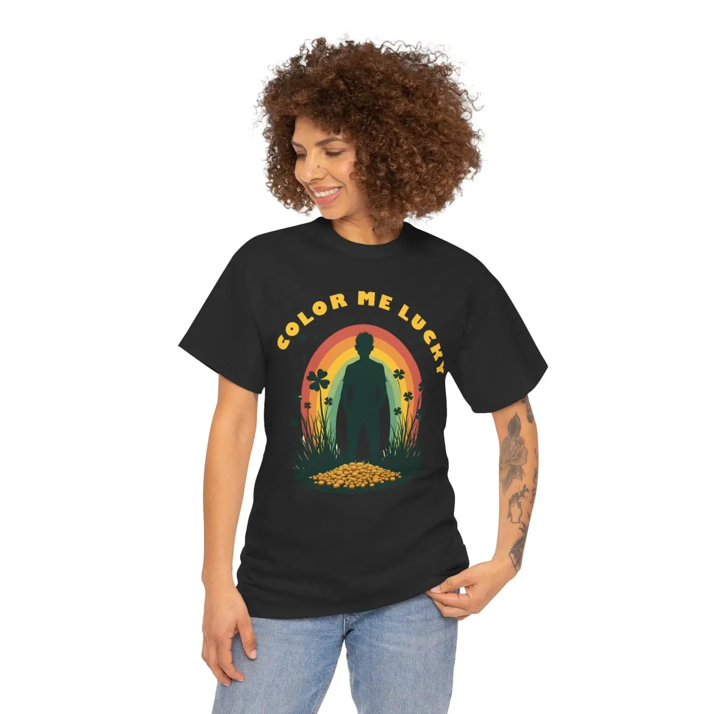 Leprechaun Inspired Heavy Cotton Tee - Unisex Comfort - DipaliZ