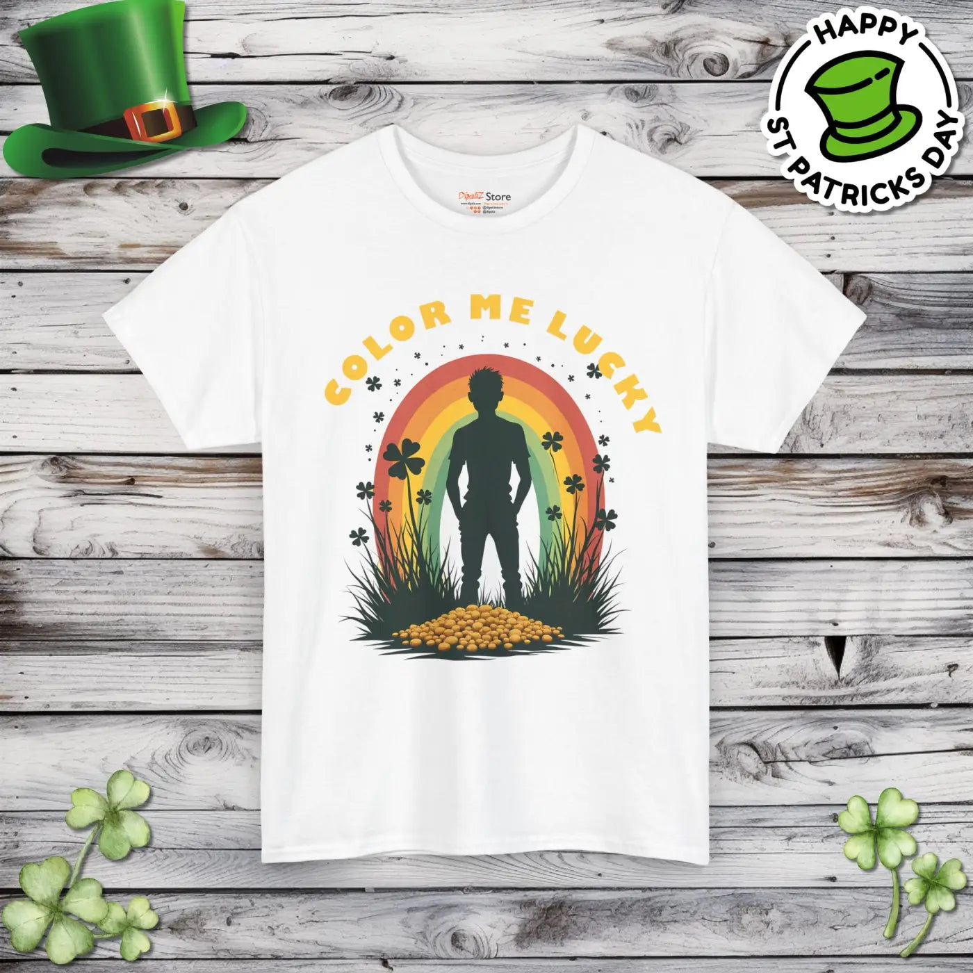 Leprechaun Inspired Heavy Cotton Tee - Unisex Comfort - DipaliZ