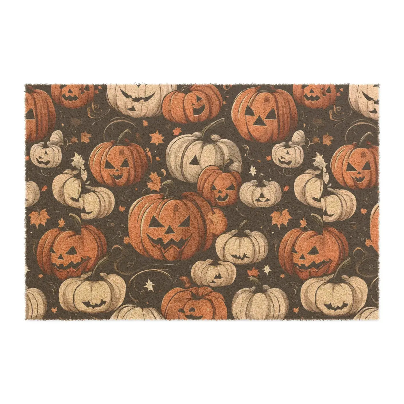 Colored Pumpkins Doormat - Tufted Coir Coconut Fiber - DipaliZ