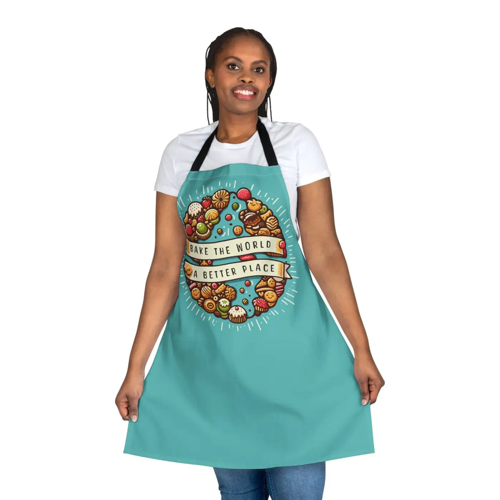Colorful Baking Apron - Vibrant Culinary Fun Design - DipaliZ