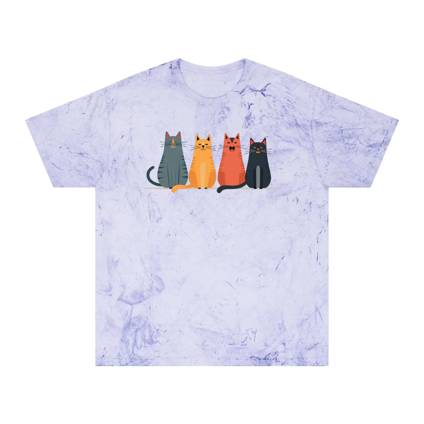 Fun Cat Tee - Colorful Design for Casual Everyday - DipaliZ