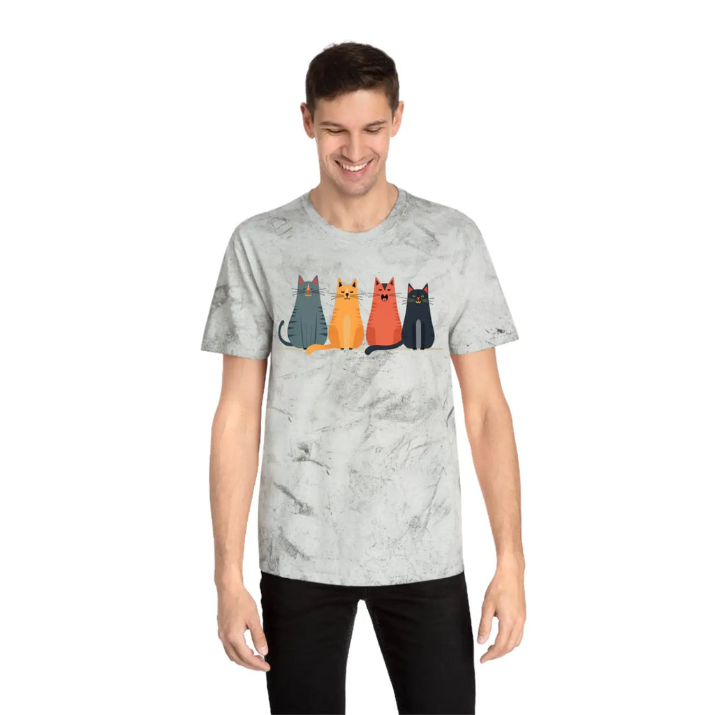 Fun Cat Tee - Colorful Design for Casual Everyday - DipaliZ
