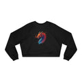 Colorful Dragona Cropped Fleece Pullover - Cozy Style - DipaliZ