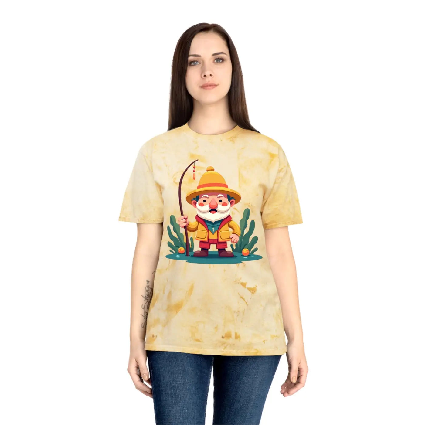 Colorful Fisherman Unisex Tee - Bold Vibes Adventure Wear - DipaliZ