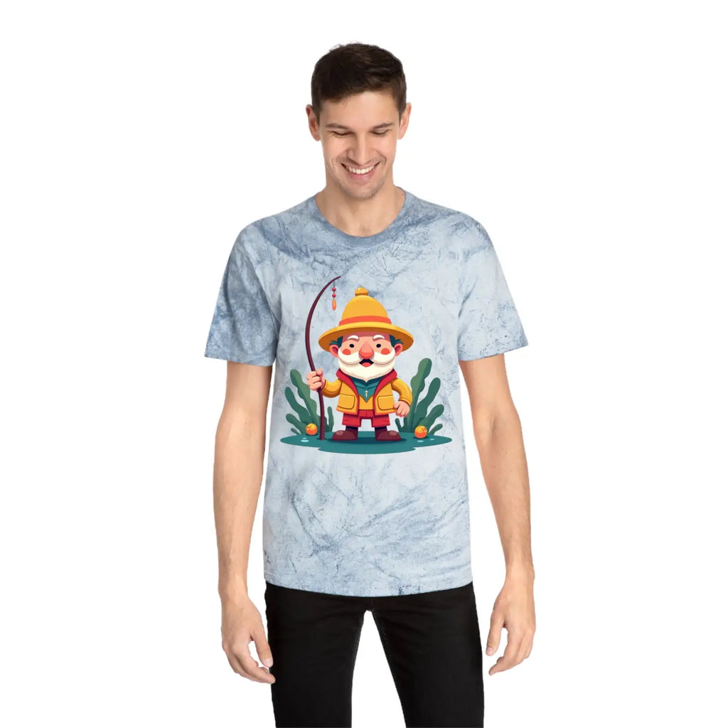 Colorful Fisherman Unisex Tee - Bold Vibes Adventure Wear - DipaliZ