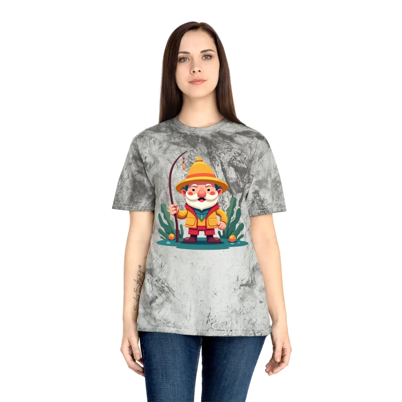 Colorful Fisherman Unisex Tee - Bold Vibes Adventure Wear - DipaliZ