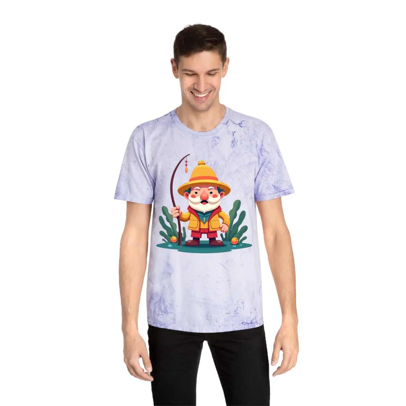 Colorful Fisherman Unisex Tee - Bold Vibes Adventure Wear - DipaliZ