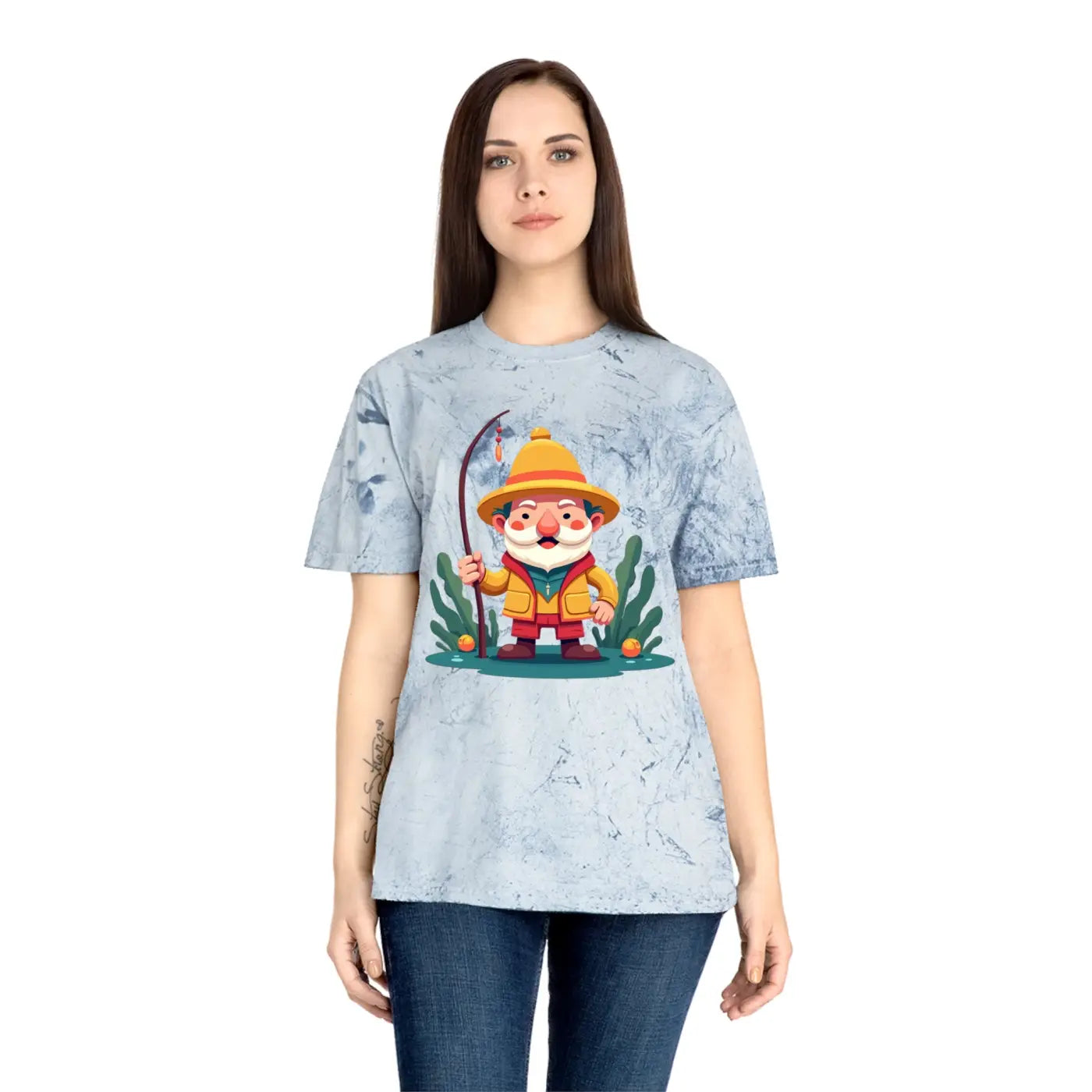 Colorful Fisherman Unisex Tee - Bold Vibes Adventure Wear - DipaliZ