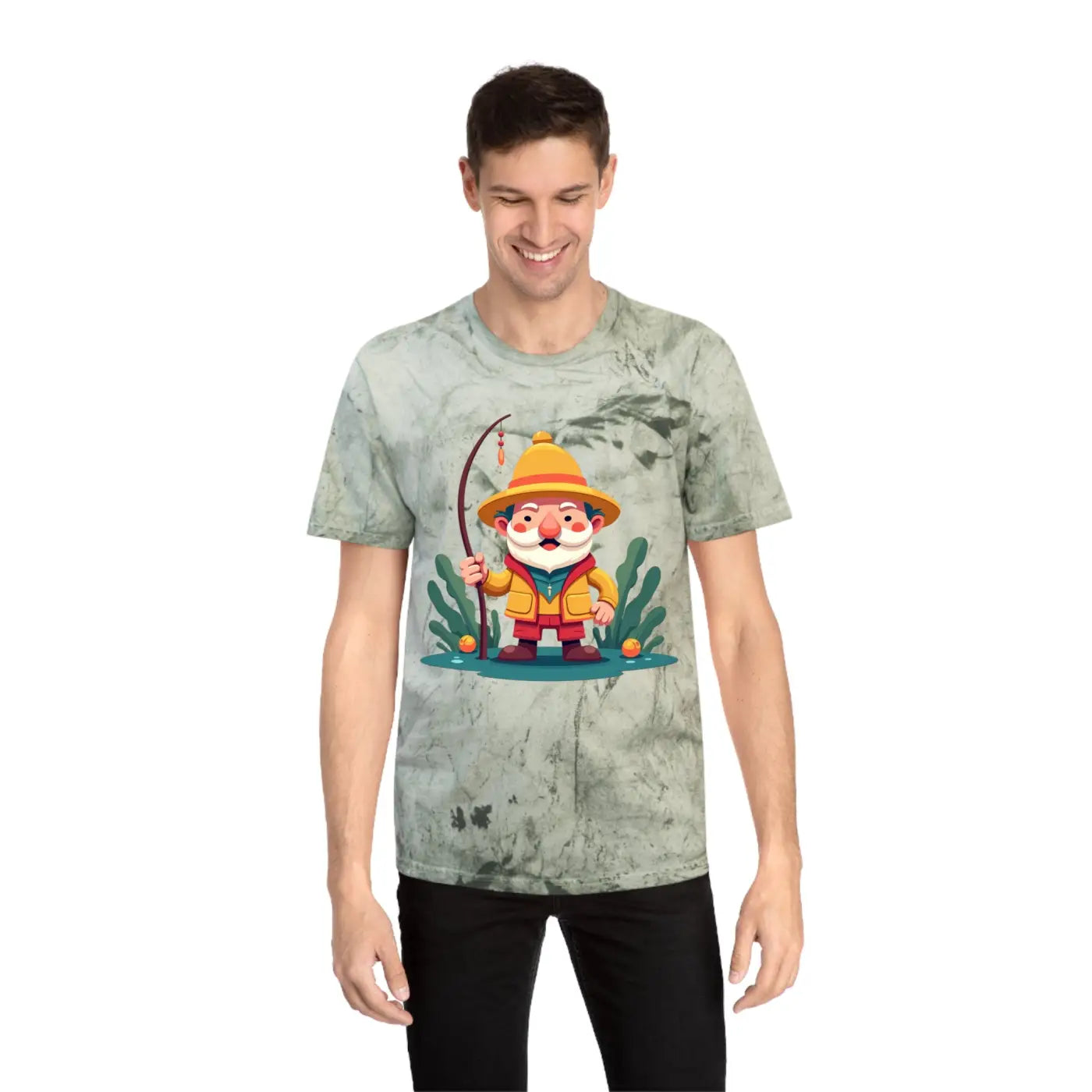 Colorful Fisherman Unisex Tee - Bold Vibes Adventure Wear - DipaliZ