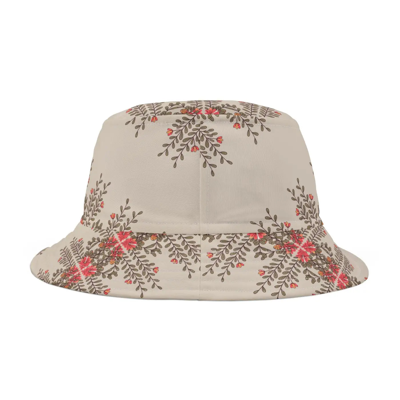 Flowers Bucket Hat - Vibrant Orange Flowers Style - DipaliZ